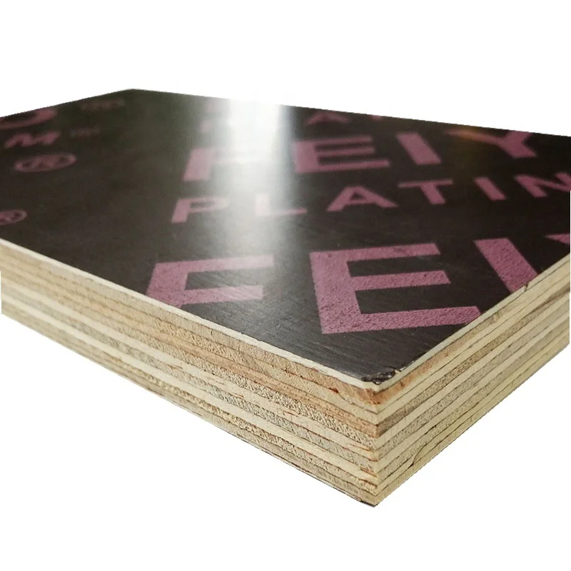 CHINA LIANGGONG 1220x2440mm Black Film Faced Plywood Construction Formwork Phenolic board 18mm/21mm thickness