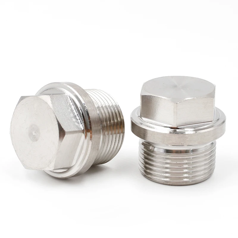 DIN910 Stainless Steel Hexagon Socket Head Plug G1/8 G1/4 G3/8 G1/2 Gex Plug cnc Machining
