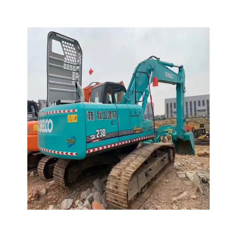 Экскаватор kobelco sk230 23 тонны гусеничная 230 модель тяжелой техники