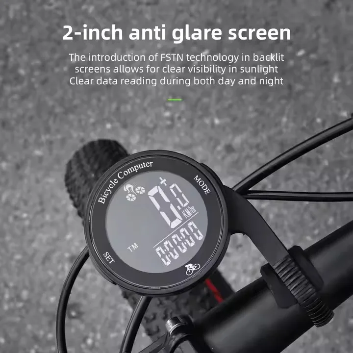 Xunting Wireless Bike Computer Waterproof Bicycle Odometer Multi Functional LCD Screen Cycling Mountain Bike Speed Meter