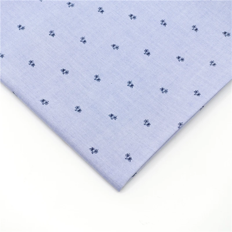 Китайская оптовая продажа, готовая к продаже рубашка из ткани Оксфорд, мужская рубашка с принтом, ткань для мужских рубашек, ткань из 100% хлопка с принтом, Текстиль
