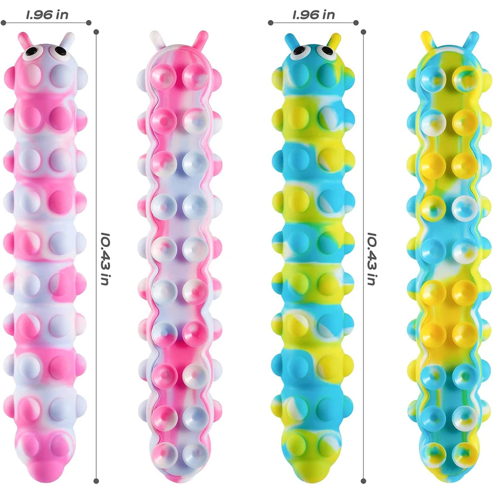 22 Kids Children Rainbow Silicone Squid Pop Led Light Bubble Suction 3D Squidopop Fidget Toys With Certificate