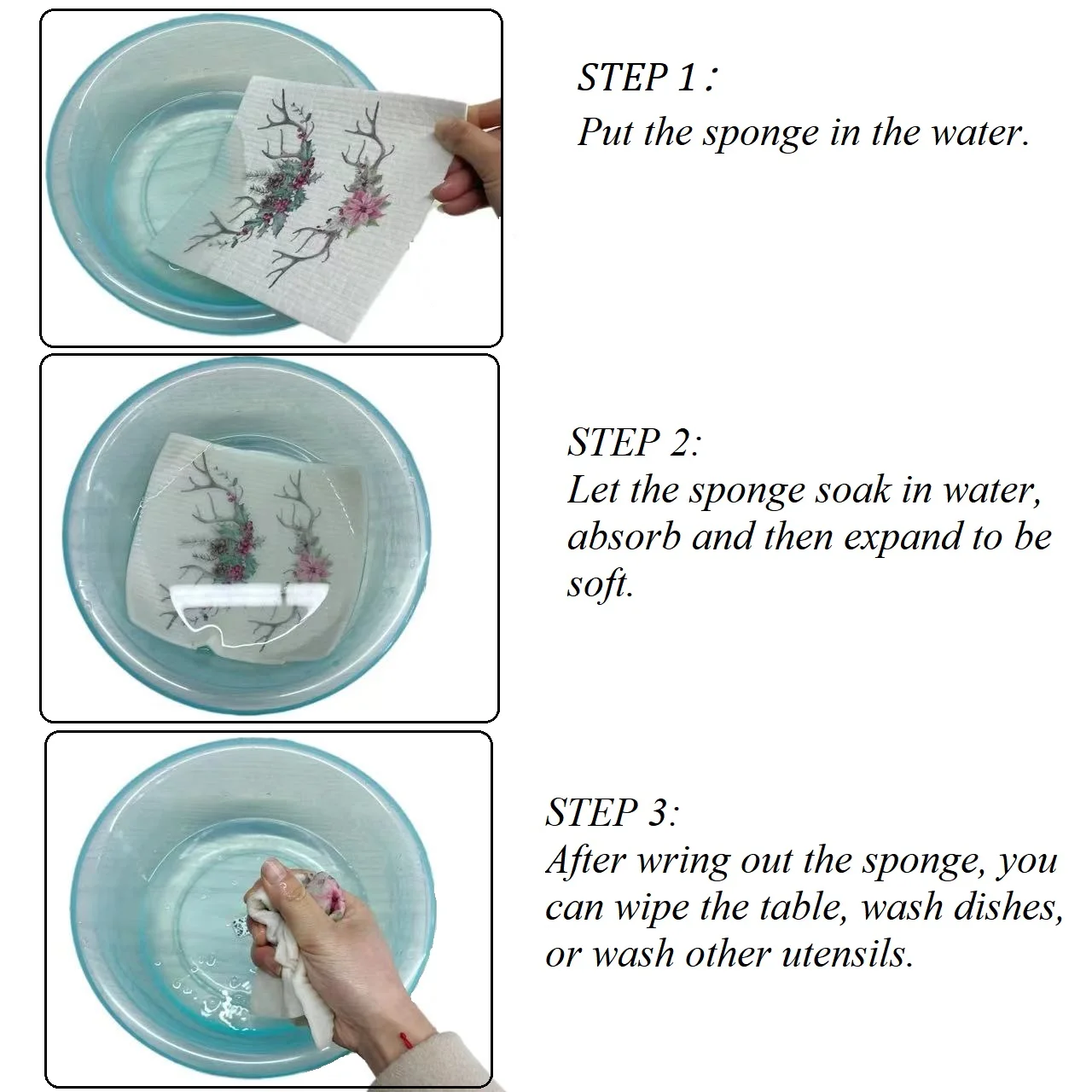 Multipurpose Wood Pulp Fiber Kitchen Cleaning Rag Towel Swedish Cotton Cellulose Dish Cloth