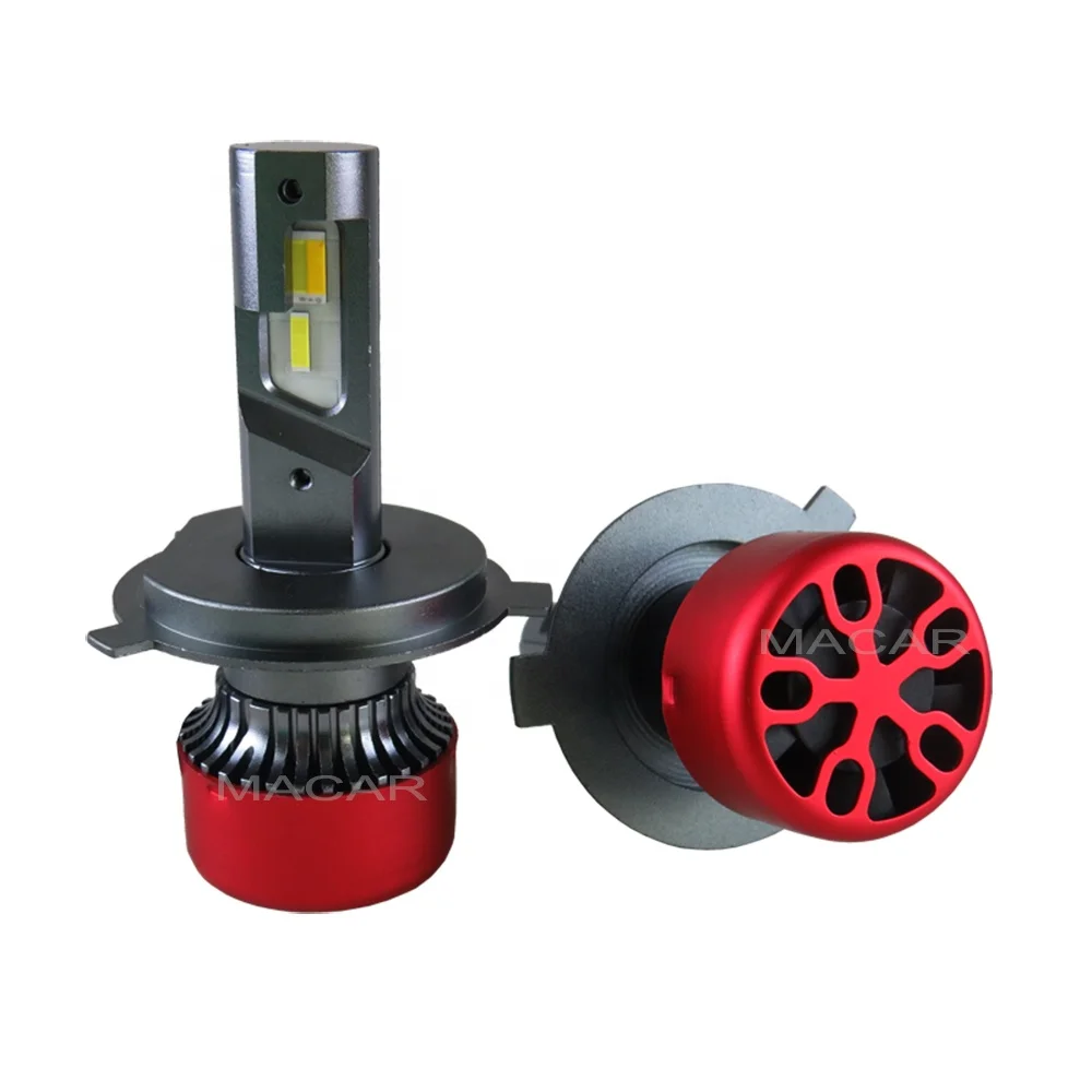 MACAR 2022 New design high power LED Canbus H7 H4 LED Headlight Bulbs for All Car