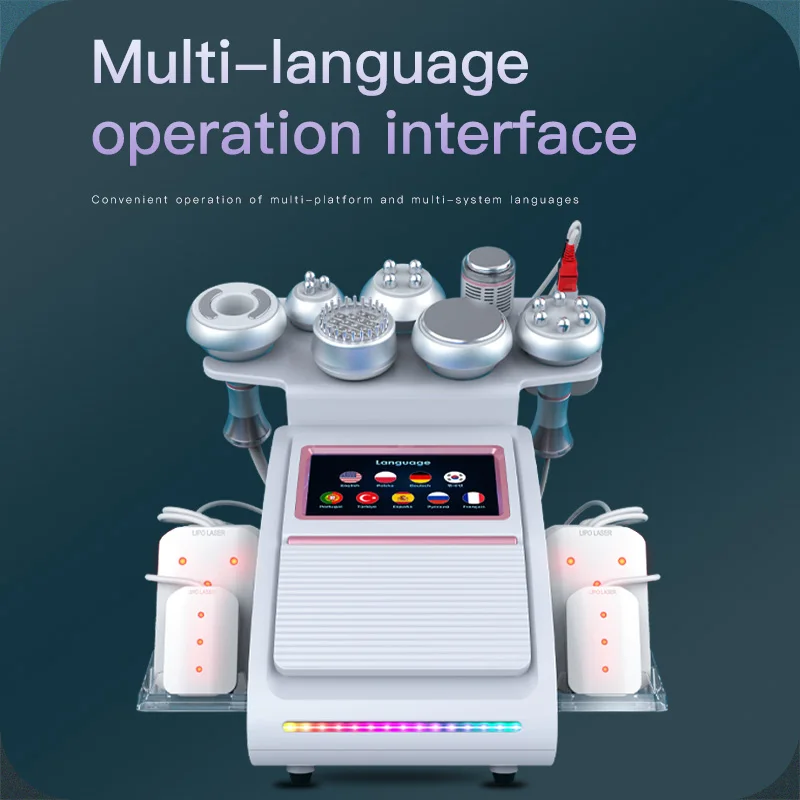 Multifunctional 9 in 1 beauty machine skin tightening body massager beauty salon equipment Body Face Tool