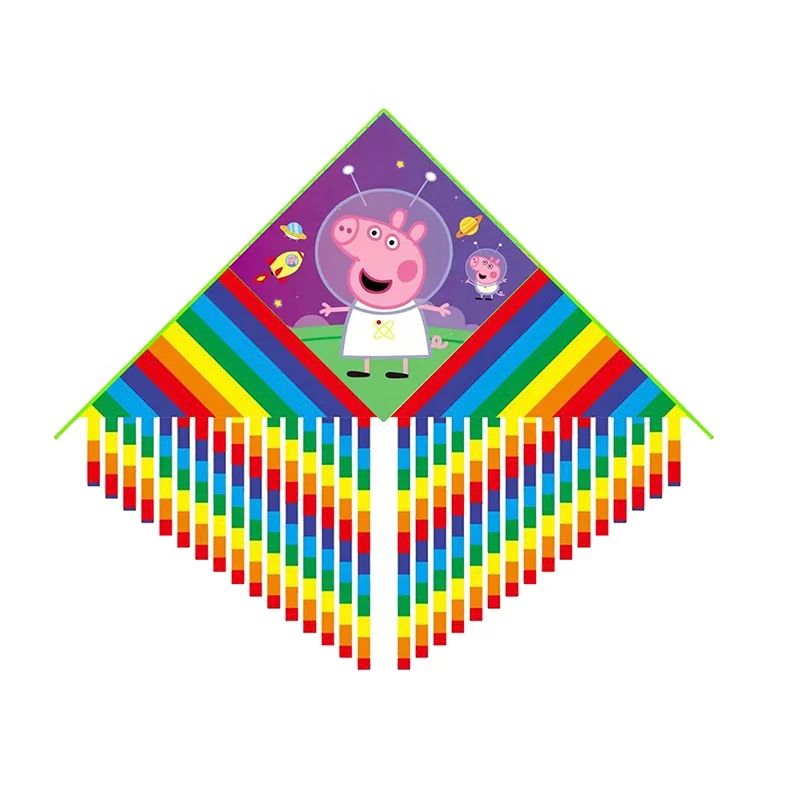 Chinese custom toys  polyester cartoon delta   kite for kids