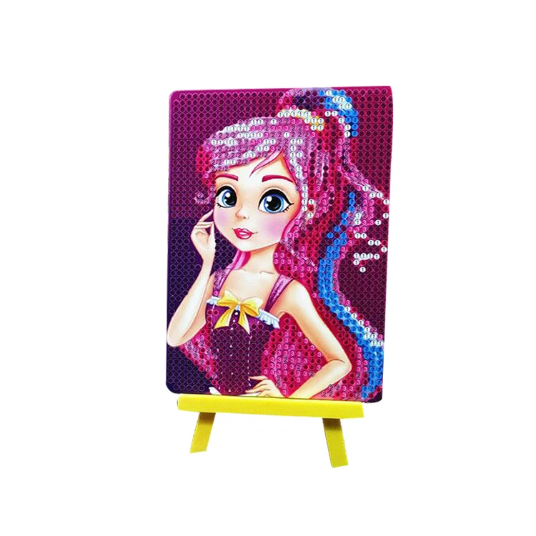 Diy Hand-Made Diamond Painting With Bracket Painting Environmental Protection Material Package For Children