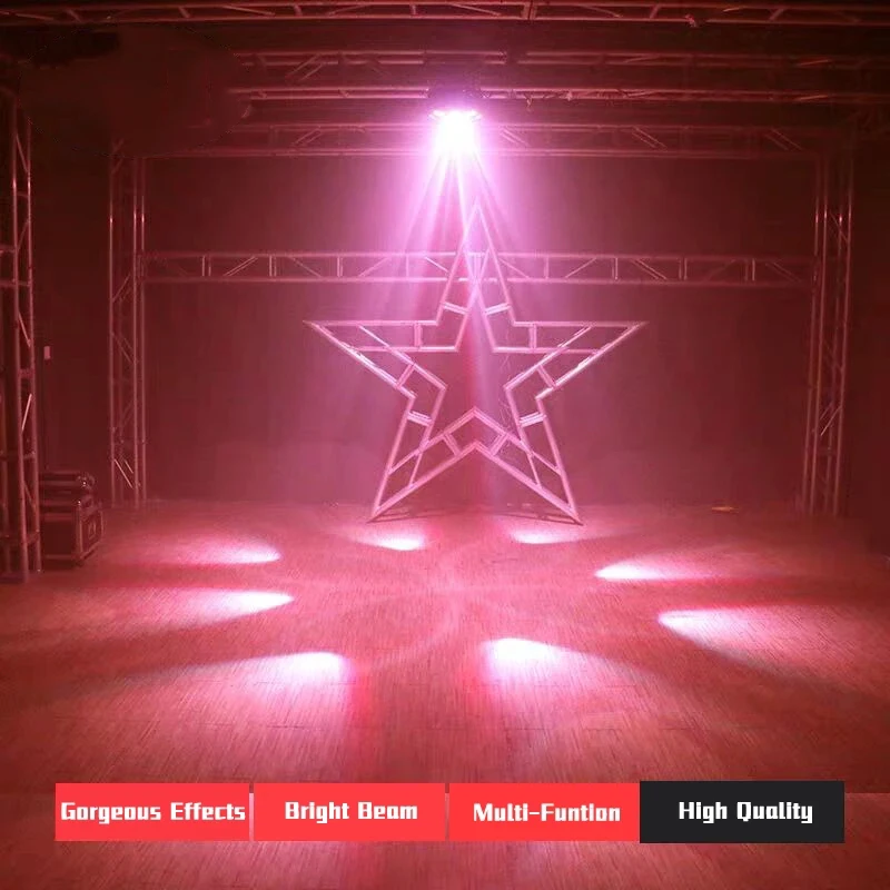 5 in 1 LED Projector Stage Effect Laser Beam Strobe Flash Light DMX Bee Eyes for DJ Disco Stage Light Party Light Music Lamp