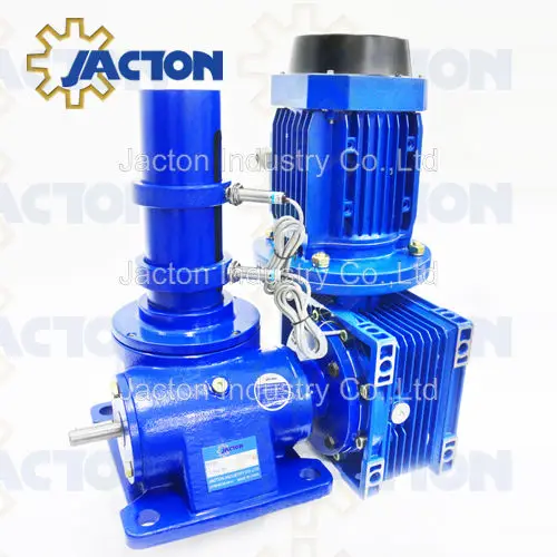 750KN Worm Screw Jack attaches heavy lifting gear motor for mechanical jack lift system