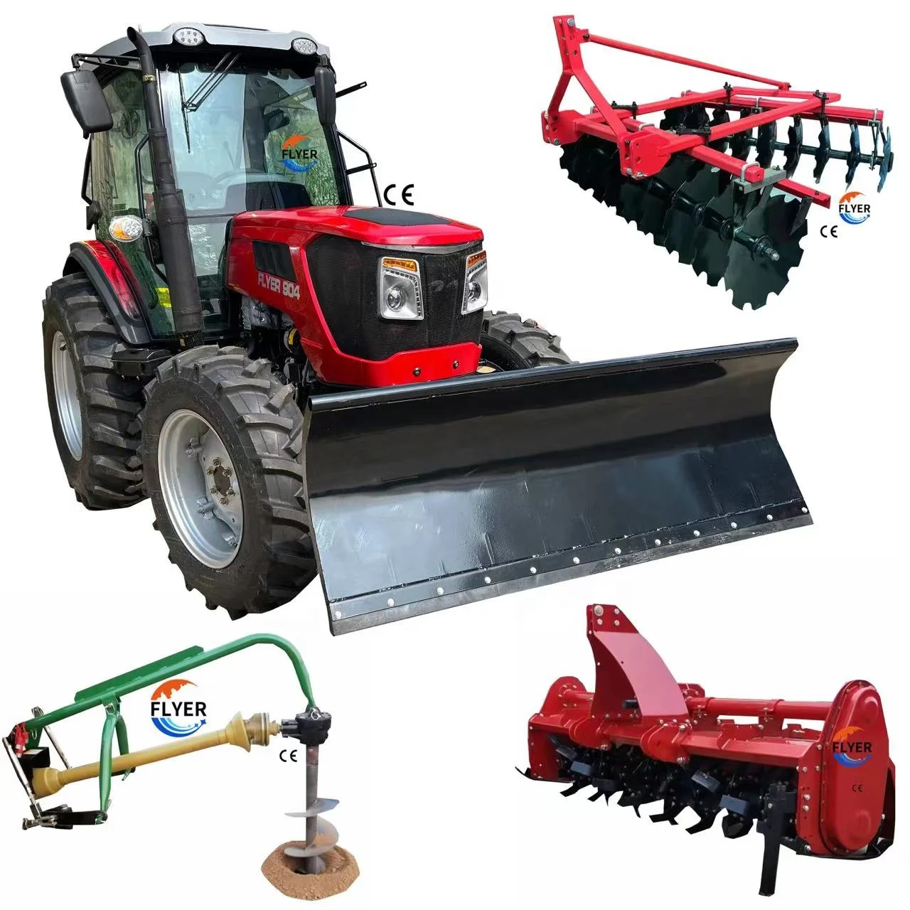 Cheap, high quality farm tractors 70hp 80hp  tractor 4x4 90hp tractor