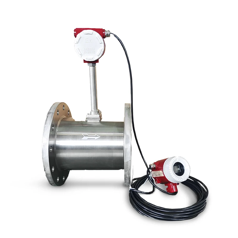 Digital remote vortex flowmeters analog air steam vortex flowmeter