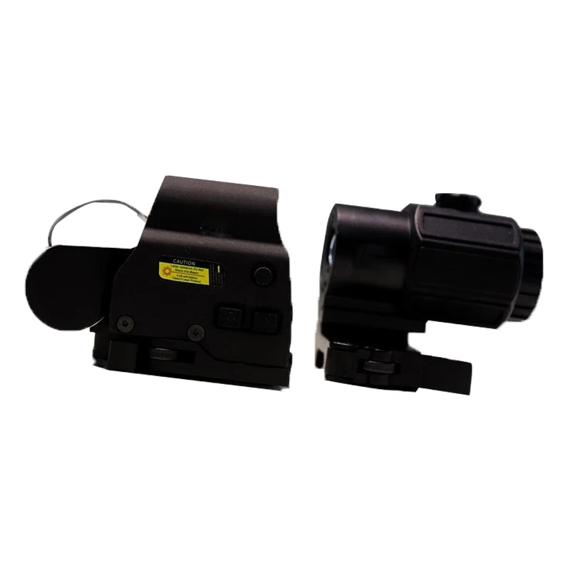 Tactical 558 Reflex Red Dot Sight and G43 4X Magnifier Optical Sight Holographic Sight for Hunting