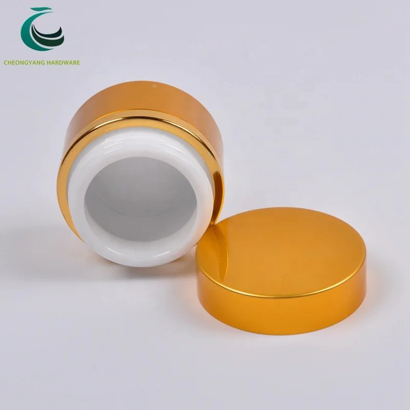 eco friendly 1oz 30g empty gold cheap cosmetic printing containers packaging aluminium body butter jar
