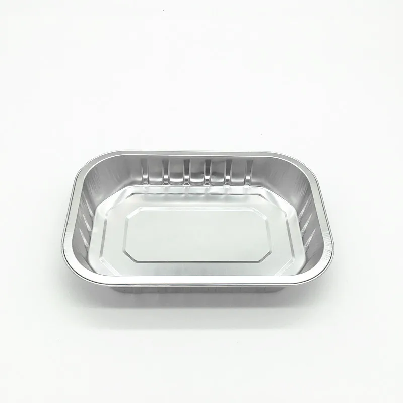 Manufacturer microwaveable safe airplane catering food packaging container meal retort 1000ml aluminum foil airline food trays