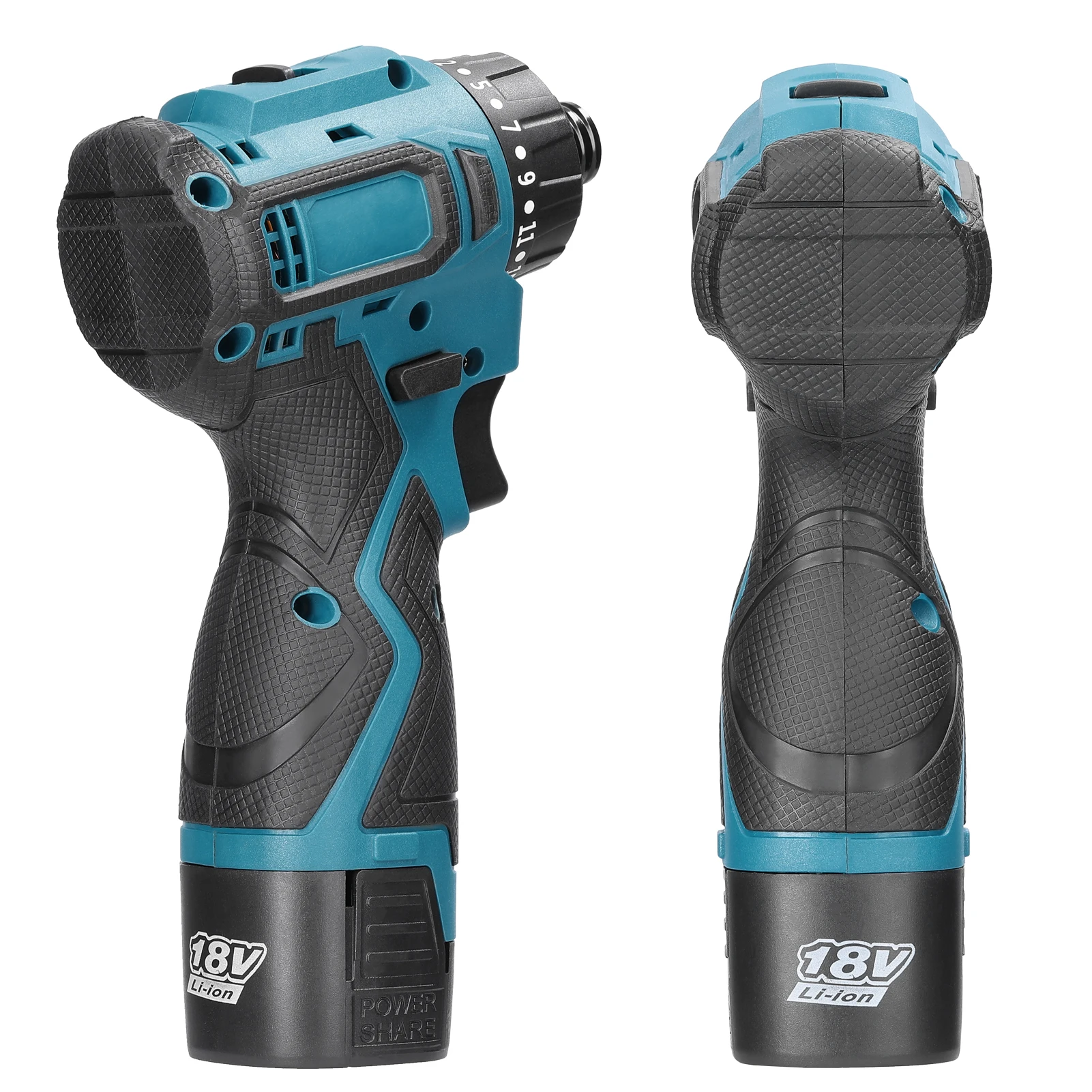 18V Lithium Screwdriver 45N.M Torque Adjustable 2 Speed Multifunctional Repairing Tool Kit Brushless Motor Electric Screw Driver
