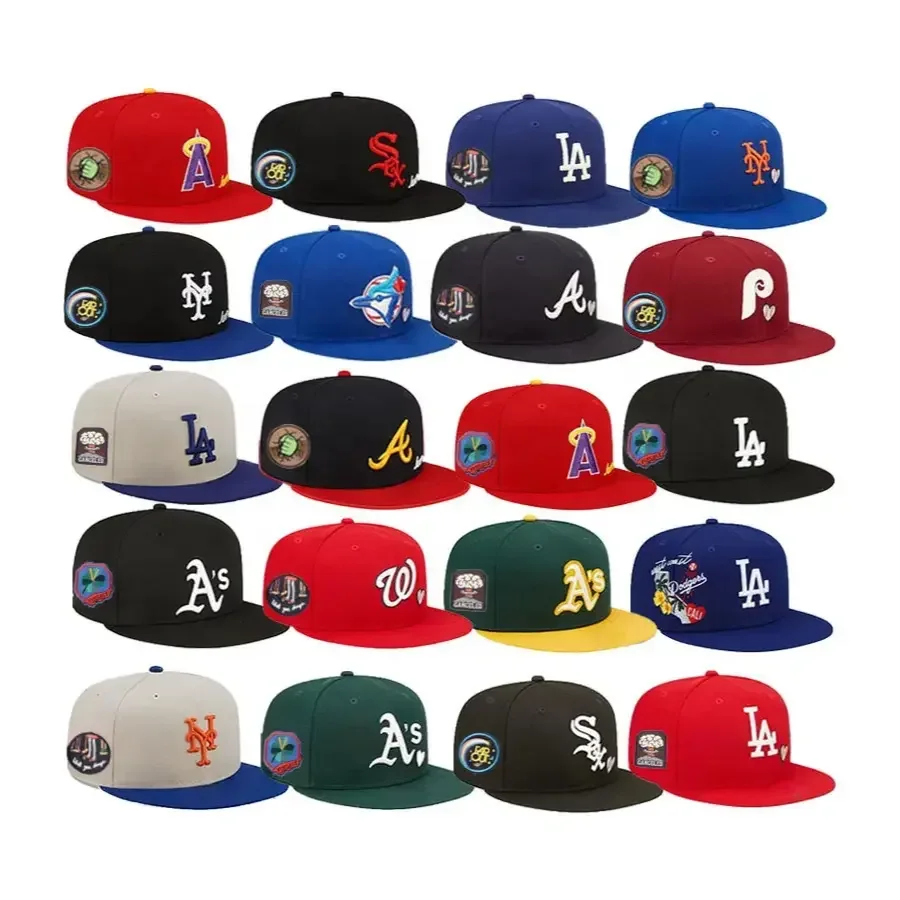 New Gorras Era Original Fitted Hat Men Basketball Cap Women Football Nfl Team Cap Embroidery Vintage Sport Snapback Cap