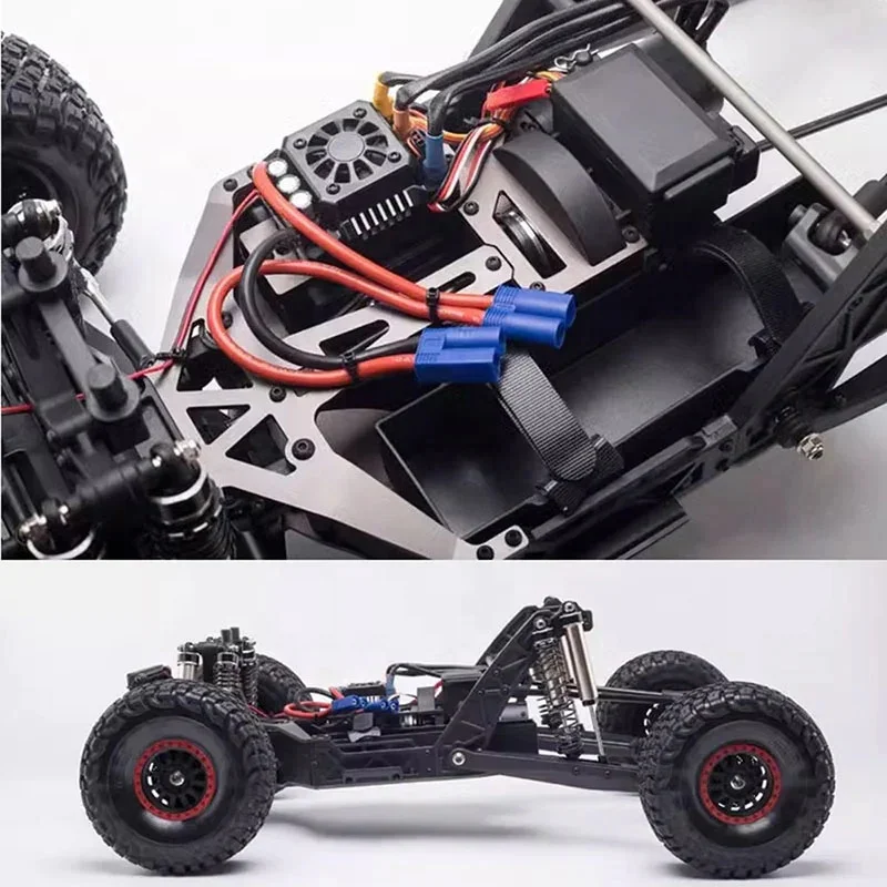 Бесконечный грузовик YIKONG YK4073 TB7 4WD RC Baja 1/7 масштаб 4x4 с бесщеточным двигателем 150A ESC и высокопроизводительный металлический сервопривод