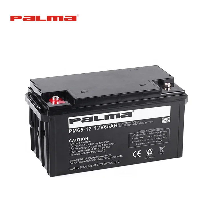 Reliable Quality Best High-Rate Discharge Performance 12v 65ah lead Acid Solar Battery,12v 65ah Agm Battery,12v 65ah Mf Battery