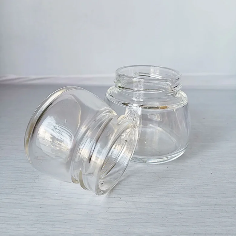 60ml 120ml 150ml small glass bird nest jar pudding jam honey bottle