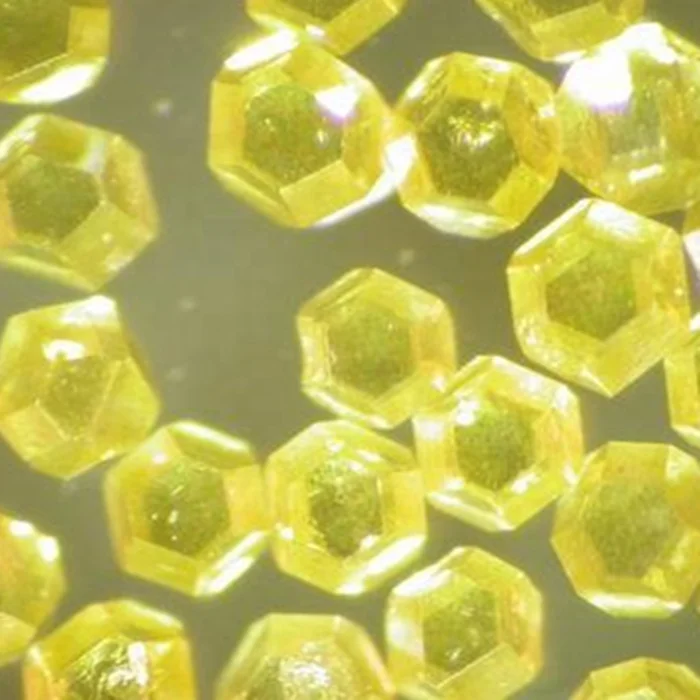
Yellow Colored Synthetic HPHT Diamond For Industring 