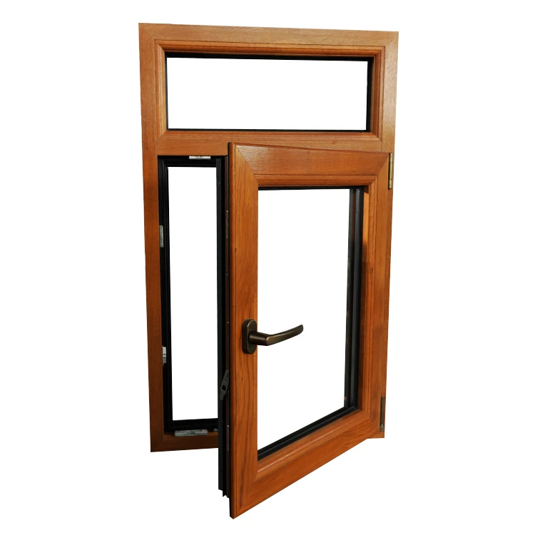 European Style Customized Standard Size glass Aluminium tilt and turn windows for commercial