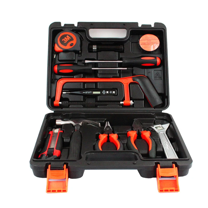 13 pcs household tool set multi-functional hardware toolbox woodworking repair manual tool combination set