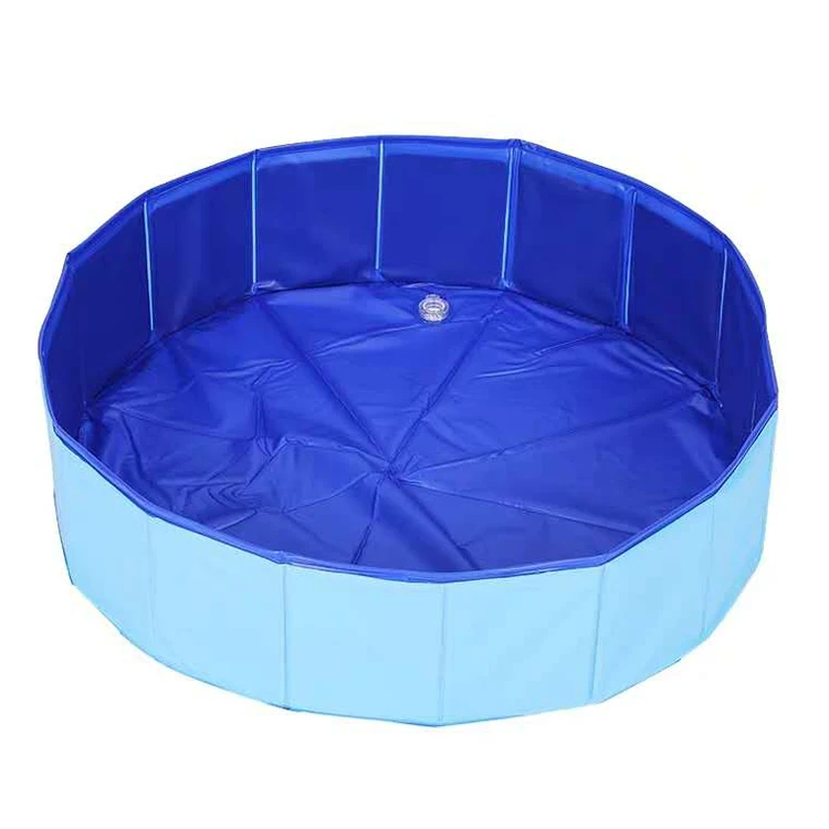 New Product Foldable Dog Pool Hard Plastic Collapsible Pet Bath Tub For Puppy Small Dogs Cats And Kids