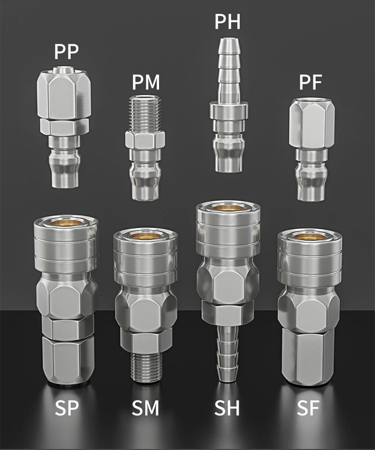 Pressure Washer Fitting Joint Male Brass Female Hi Voltage C Connect Coupling Fuel Release Quick Connector
