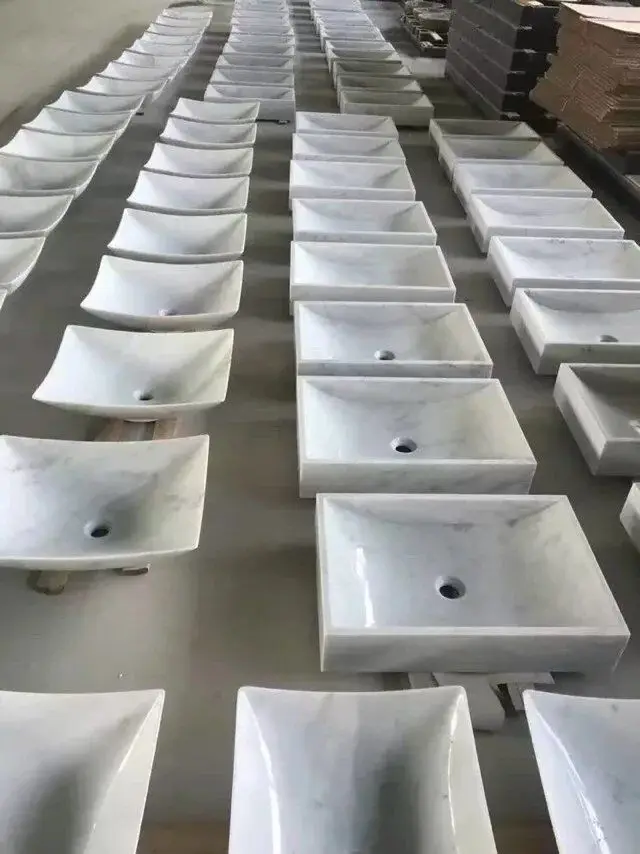 White Solid Marble Hand Carved Oval Natural Stone Whirlpool Bathtub for Bathroom