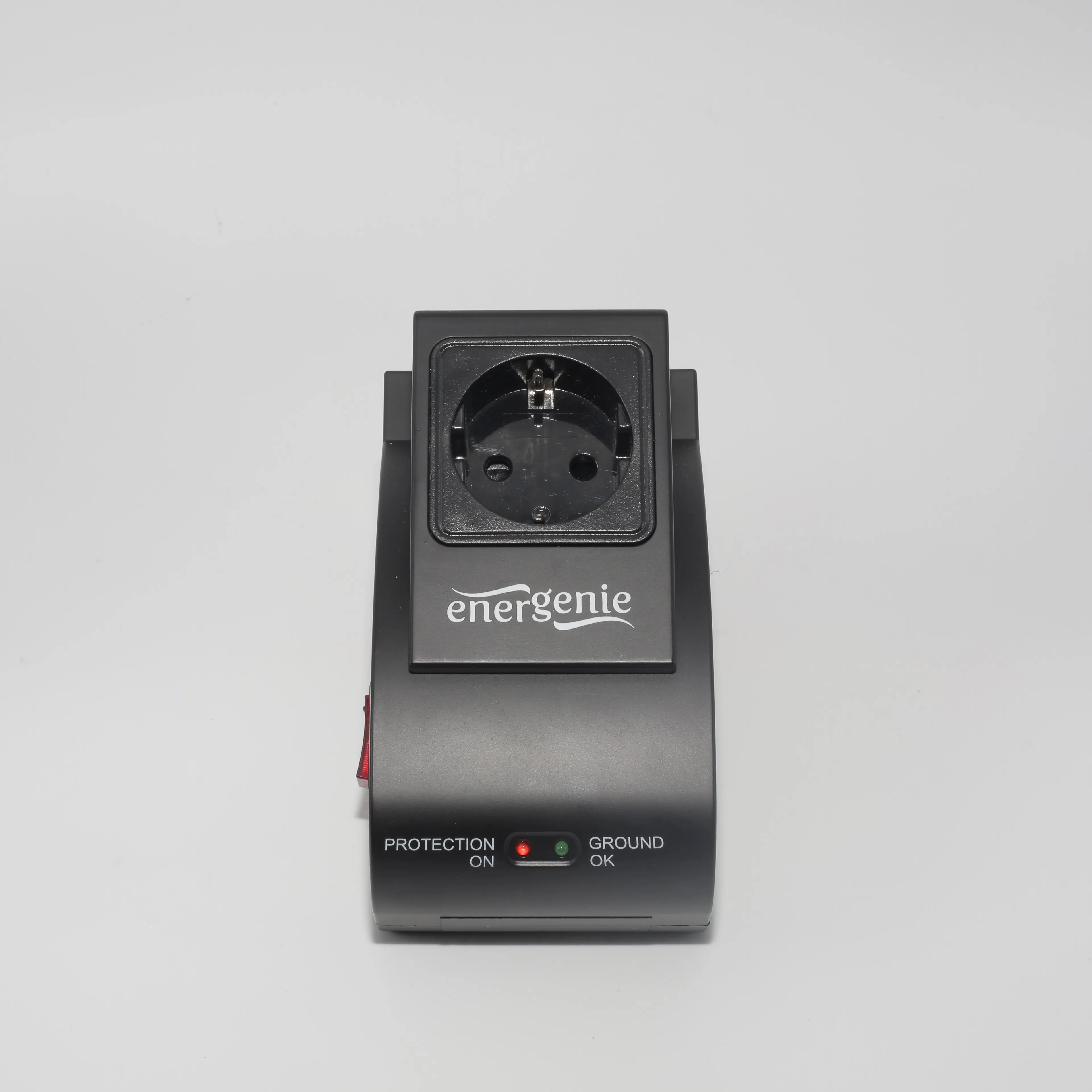 Surge Protector with Phone, Network Ethernet, TV protection 1 Outlet Surge Protector Power Strip Black