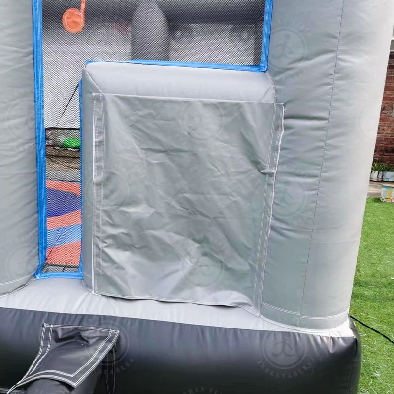 Z Interactive Inflatable Disco Dance House Adult BoomBox Jumping Bouncy Castle Retro Boombox Bouncer For Party