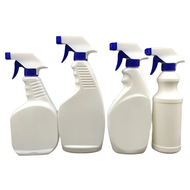 wholesale in bulk empty hdpe 32oz 1 liter 1l 1000ml 16oz 16 oz 500 ml 500ml chemical cleaner plastic trigger spray bottle