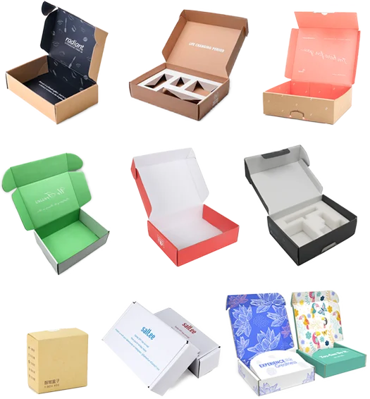 Custom Kraft E-flute Cardboard Moving Corrugated Box Large Mailing Carton Shipping Box