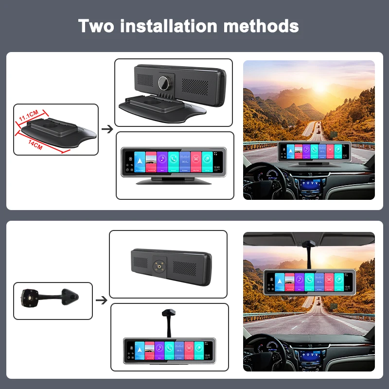 Car Camer Recorder Black Box Driving Record WIFI GPS Car Cam With Two Way Voice