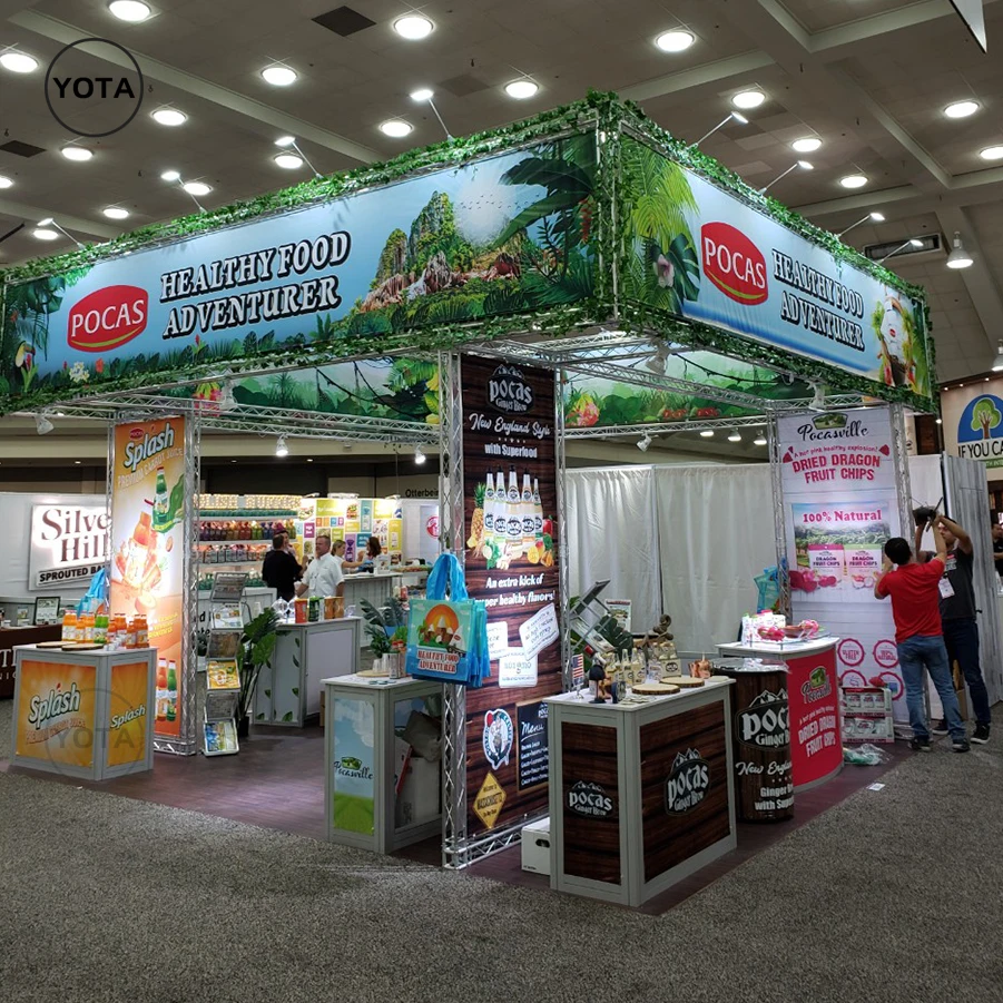 Tawns 20x20 Island Portable Truss Trade Show Exhibits for Natural Products Expo