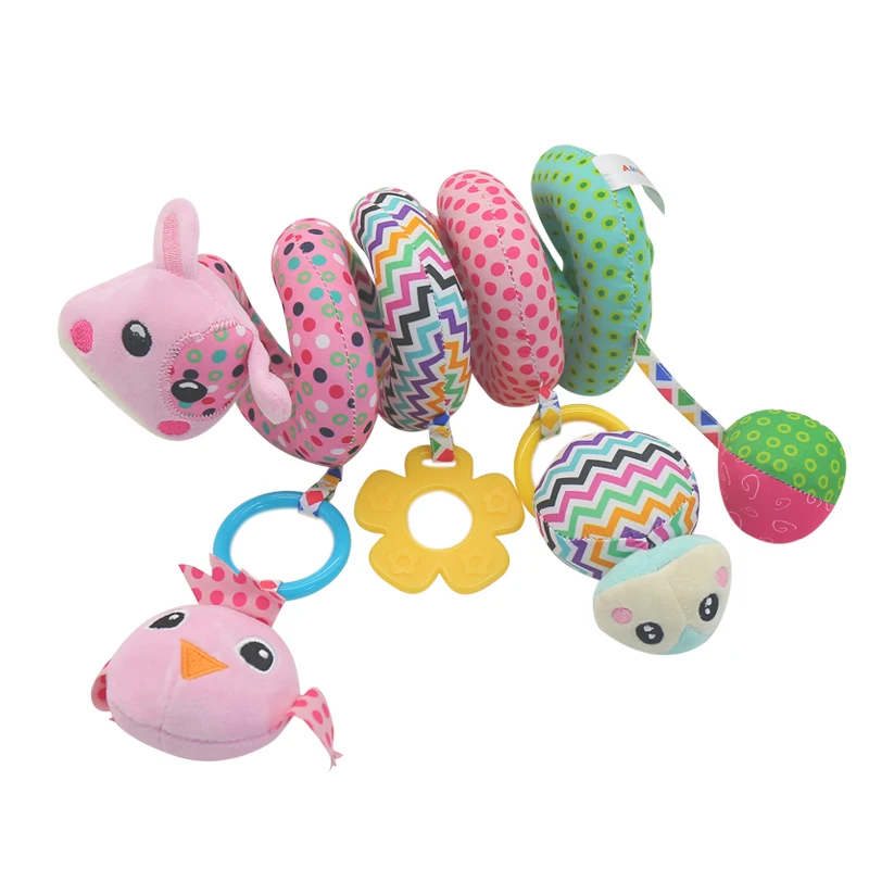 0-3 years old baby toy animal bed around cognitive early education comfort bed around the pendant baby carriage bed hanging