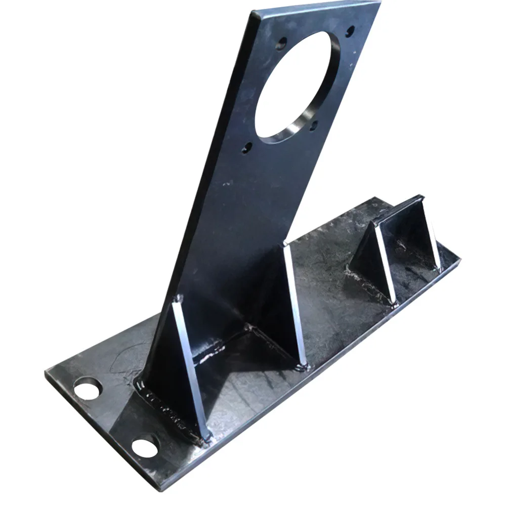 OEM non-standard sheet metal building triangle support frame 304 stainless steel laser cutting welding fabrication