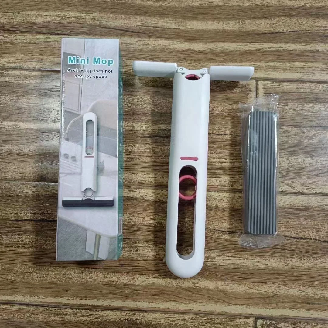 New Portable Mini Squeeze Mop Home Kitchen Car Cleaning Mop Desk Cleaner Glass Sponge Cleaning Mop Household Cleaning Tools