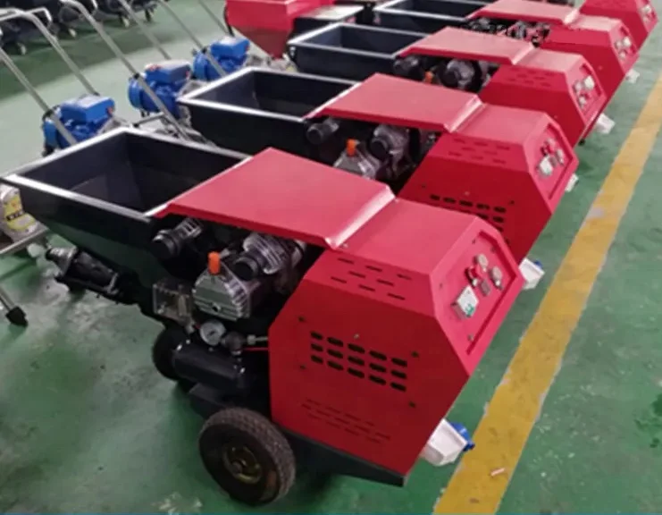 220V Cement Mortar Spray Gun Rotor Stator Concrete Pump Manufacturing Plant Cement Grouting Machine Concrete Spraying Machine