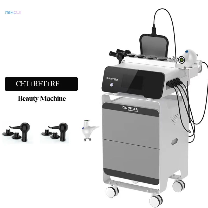 Master Fever 448k 360 rotating rf 448khz+20khz deepba RET CET RF Tecar Therapy Fat Burning Weight Loss Body Slimming Machine