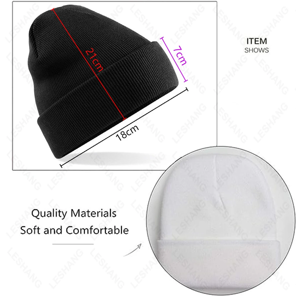 Fashion Custom Winter Plain Dyed Unisex Winter Warm Beanie Knitted Hat 100% Acrylic beanie caps