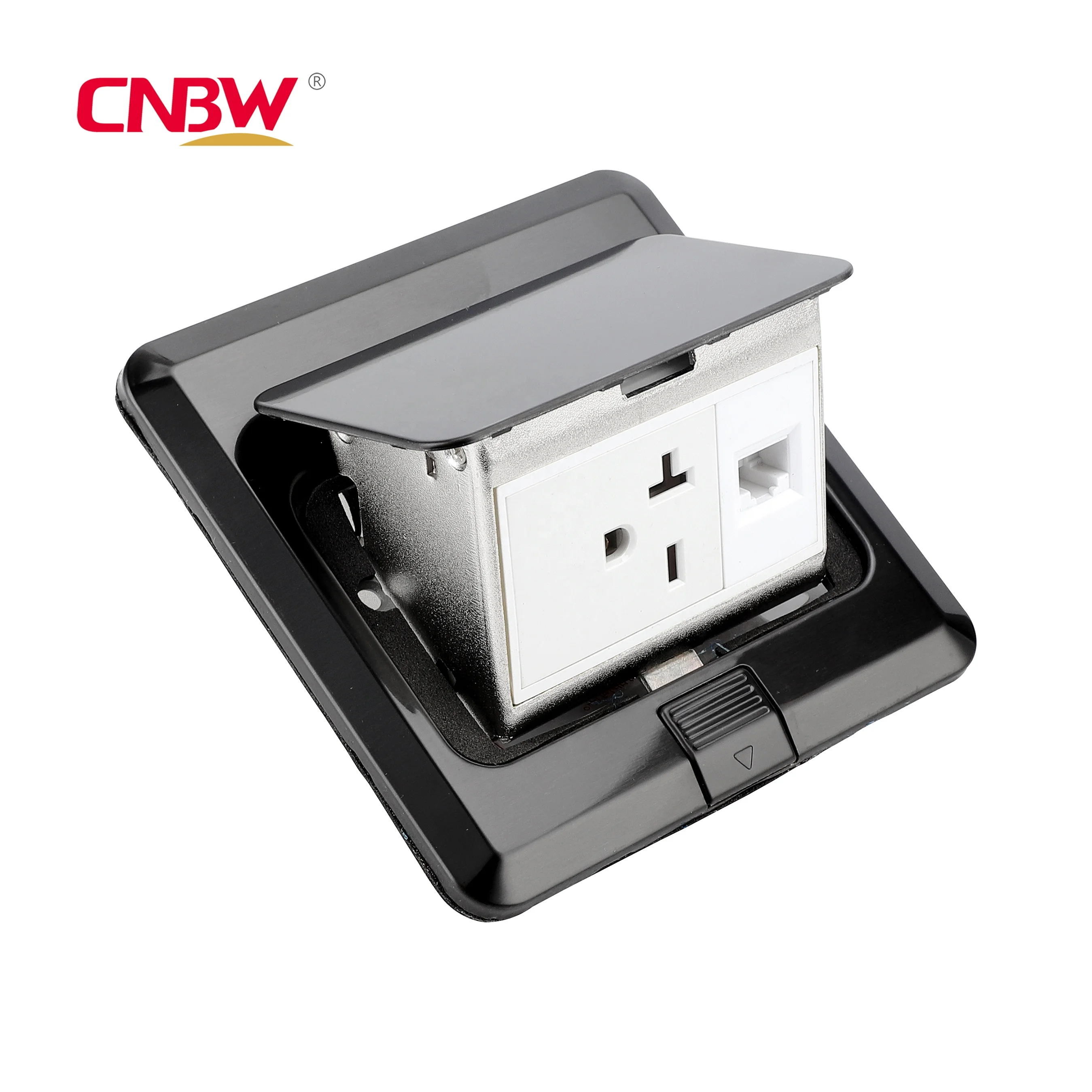 American standard stainless floor receptacle outlet box us type 20A stainless steel floor receptacle