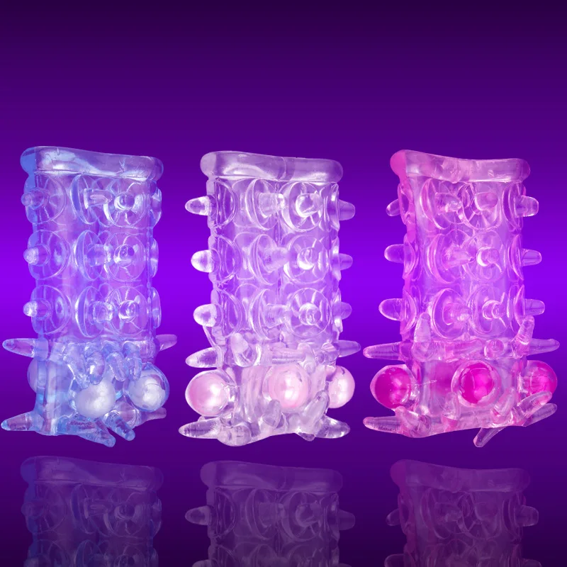 Adjustable Silicone Cock Ring Fancy Condom Penis Sleeve Ultra Sex Toy For Men