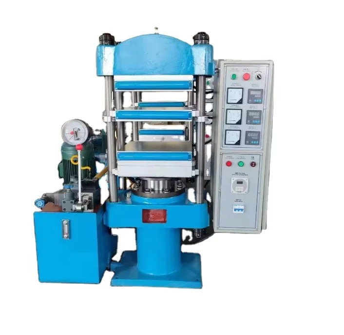Hi Q Automatic flat vulcanizing machine/Silicone rubber product forming molding machine/Hydraulic vulcanizing molding machine