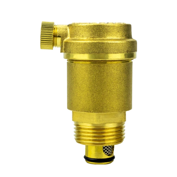 High Quality TMOK Automatic Air Vent Valve With Brass Color Pressure Relief Valve