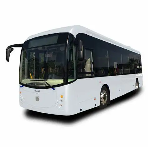 High Speed 10 Meter Electric Bus Medium Capacity Vehicle 4 Wheels Mini Pure Electric Passenger Bus For Sale
