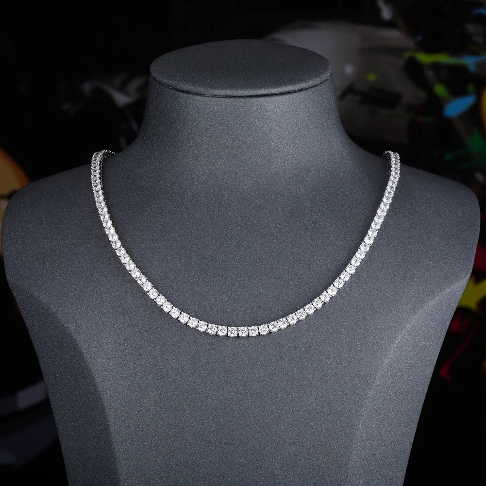 Cool Simple Real Jewelry Lab-grown Diamond Factory Wholesale For Men And Women Necklace Tennis Chains