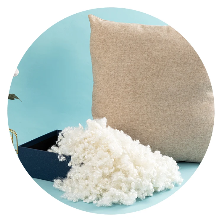 Factory Supplier hollow conjugated siliconized polyester recycled staple fiber made in China