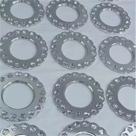 Rs Rc Waffle Plate Waffle Cap Center Cap For Car Wheel Aluminum Plate Stainless Steel Cap Car Part Auto Accessories