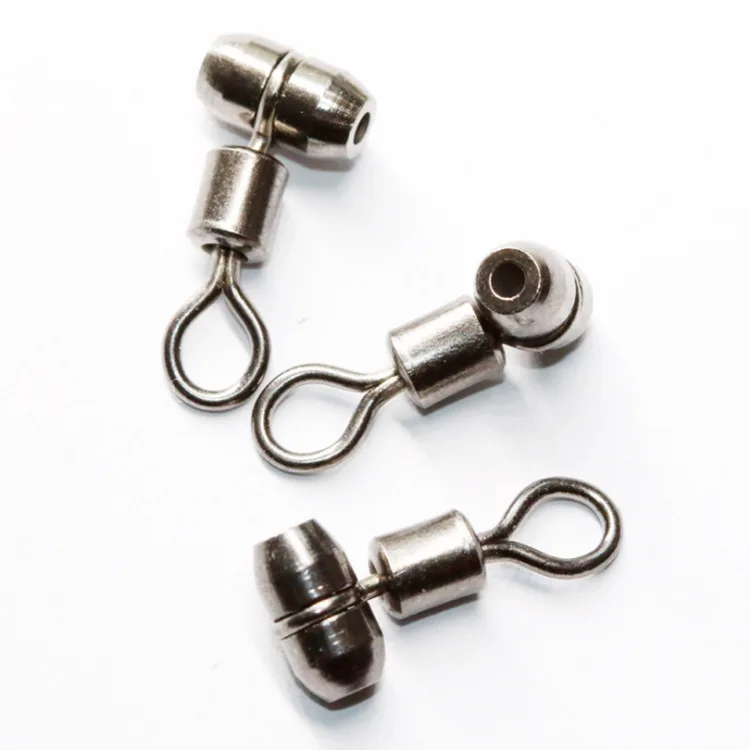 High Quality 360 Degree Rotation 3-Way Bearing Swivels Cross Line Swivels Connectors for Saltwater Freshwater Fishing River Lake
